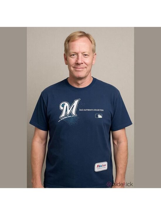 Majestic Other - Majestic Men's XL Navy Milwaukee Brewers T-Shirt